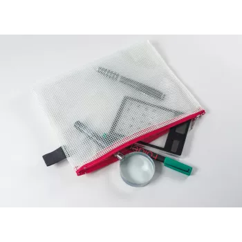Foldersys B6 tõmblukuga kott läbipaistev PVC dokumendikott