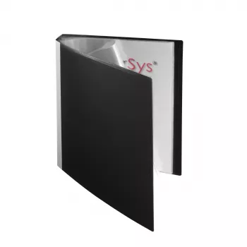 FolderSys Display Book A4 Black with 40 Sleeves