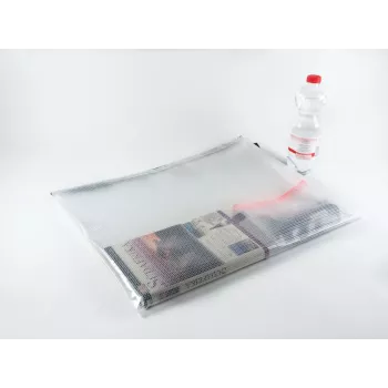 FolderSys A3 Document Zipper Bag Transparent PVC