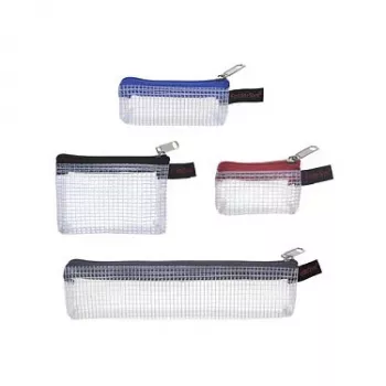 FolderSys 4 tõmblukuga kotikese komplekt 1x 170x40 mm hall 3x 80x55 mm must/hall