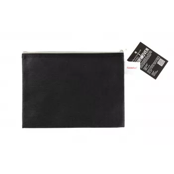 FolderSys A5 tõmblukuga kott must läbipaistmatu mittekootud PP 190 x 255 mm