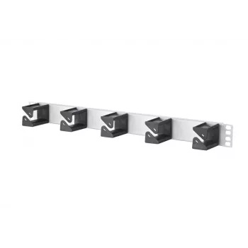 METZ CONNECT BTR Cable Manager 1RU - Kaablihalduspaneel - anodeeritud alumiinium - 1U - 19 tolli