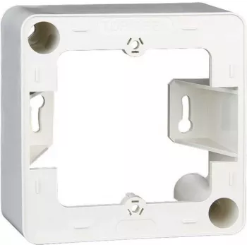 METZ CONNECT OpDAT Disainraam 1-mooduliline kruvideta puhasvalge RAL 9010 85x43mm