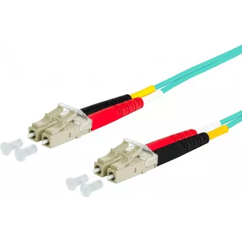 METZ CONNECT 151J1JOJO50E Fiiberoptiline paigalduskaabel LC Duplex kuni LC Duplex 50/125µm Multimode OM3 5m Aqua