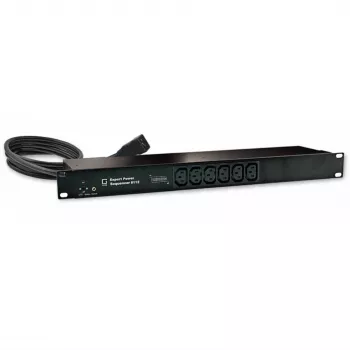 GÜDE 8112-6 Sequencer C19 UES Filter 6xC13 CEE320 C19 - Lülitatav PDU 1U riiulipaigaldus