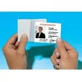 LMG Signaltechnologie 100 Cold Laminating Films Glossy for Small Format 64x86 mm