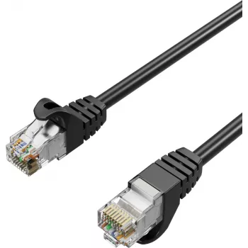 ShiverPeaks RJ45 Patch Cable S/FTP Cat7 PUR Black - Network - CAT 7 cable/RJ45 plug