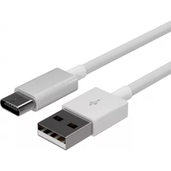 ShiverPeaks Flexline USB laadimis- ja sünkroonimiskaabel, USB-A – USB-C, 2.0, ABS, valge, 1,5 m (FL31-13042)