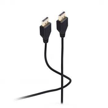 SHIVERPEAKS Flexline DisplayPort 1.2 kaabel, isane-isane, UHD 4K, eriti õhuke, must, 0,5 m