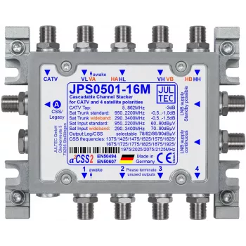 JULTEC JPS0501-16M Ühekaabli muundur Unicable II 1/16 UB