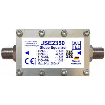 JULTEC JSE2350 lairiba SAT-IF liiniekvalaiser, 1 signaalitee, F-tüüp, 75 Ohm