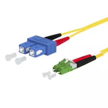METZ CONNECT OpDAT Patch Cable SC-D/LC-D APC OS2 2,0 m