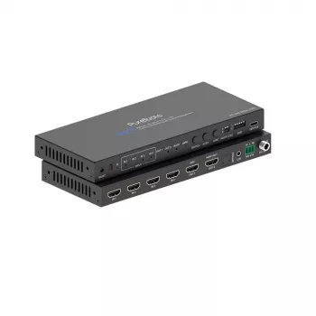 PureLink 4x1 HDMI 2.1 Switch - 48Gbps - 8K 60Hz 4:2:0 12-bit Audio De-Embedding ja KVM Switch - 4-Port