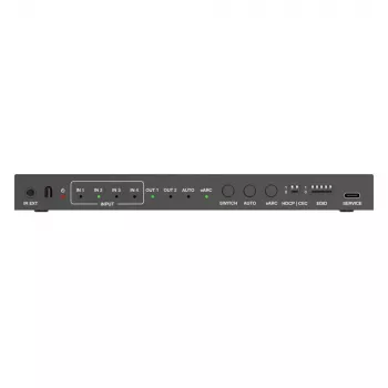 PureLink 4x1 HDMI 2.1 Switch - 48Gbps - 8K 60Hz 4:2:0 12-bit Audio De-Embedding ja KVM Switch - 4-Port