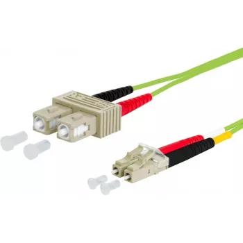 METZ CONNECT OpDAT Patch Cable SC-Duplex/LC-Duplex OM5 2 m