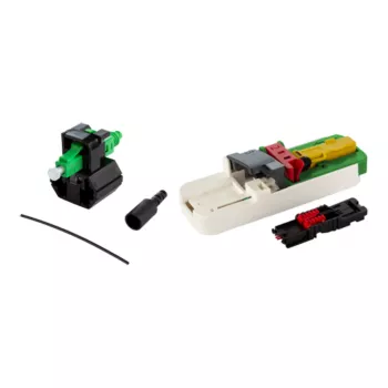 METZ CONNECT LC-OS2 Simplex Fiber Optic Patch Cable, 2m, Green, 20-Pack