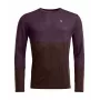 Ortovox 185 Rock N Wool Long Sleeve - Dark Wild Berry, suurus M