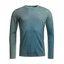 Ortovox 185 Rock'N'Wool Print LS Base Layer - AOP Green Sage, Size M