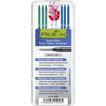 PICA-MARKER Pica DRY Refills Special - 8 juhti (grafiit, punane, valge) 2,8 mm
