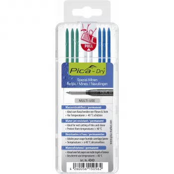 PICA-MARKER Pica DRY Refills Special - SB - 12 juhti (valge, roheline, sinine)