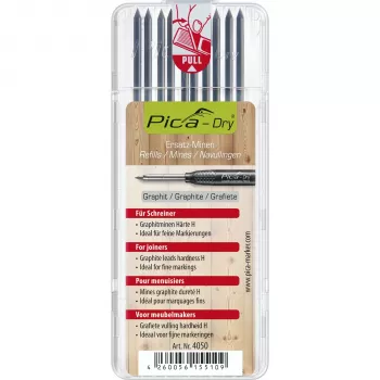 Pica DRY Refills for Carpenter - 9 juhti (grafiit, punane, kollane) 2,8 mm