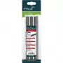 PICA BIG DRY Refills Carpenter 2H - 12 juhti, ristkülikukujuline 2x5mm, 150mm, must grafiit