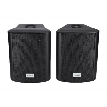 celexon 525-B aktiivne kaheribaline kõlarikomplekt, 2 x 30 W RMS, seinakinnitustega, must (1000003398)