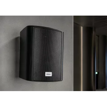 celexon 525-B aktiivne kaheribaline kõlarikomplekt, 2 x 30 W RMS, seinakinnitustega, must (1000003398)