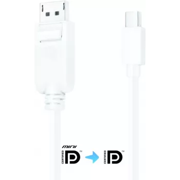 Purelink iSeries DisplayPort to Mini DisplayPort kaabel 1,5 m valge lukustusega (IS1100-015)