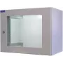 RESISTER 19-tolline võrgukapp Pro Aktiv - IP54/IP55 - vaateuks - 12U - 600x600 mm - aktiivventilaator - filter - helehall (RAL 7035)