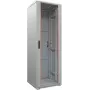 IT-BUDGET 19-tolline võrgukapp SRK - 38U - 600x600 mm - karastatud klaasist uks - eelmonteeritud - helehall (RAL 7035)