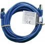 IT-BUDGET Full Copper Premium Patch Cable - Flex AWG 26 - Cat.8.1 - 2000 MHz - Halogen-Free - PoE+ - 40 Gbit - Blue - 5 m