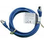 IT-BUDGET Full Copper Premium Patch Cable - Flex AWG 26 - Cat.8.1 - 2000 MHz - Halogeenivaba - PoE+ - 40 Gbit - Sinine - 3 m (90ITBFLEX81PK3B)