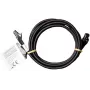 IT-BUDGET Full Copper Premium Patch Cable - Flex AWG 26 - Cat.8.1 - 2000 MHz - Halogeenivaba - PoE+ - 40 Gbit - Must - 2 m (90ITBFLEX81PK2S)