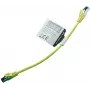 IT-BUDGET Full Copper Premium Patch Cable - Flex AWG 26 - Cat.8.1 - 2000 MHz - Halogeenivaba - PoE+ - 40 Gbit - Kollane - 0,5 m (90ITBFLEX81PK050Y)