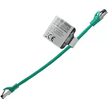 IT-BUDGET Full Copper Premium Patch Cable - Flex AWG 26 - Cat.8.1 - 2000 MHz - Halogen-Free - PoE+ - 40 Gbit - Roheline - 0,5 m (90ITBFLEX81PK050GR)