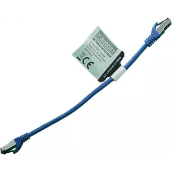 IT-BUDGET Full Copper Premium Patch Cable - Flex AWG 26 - Cat.8.1 - 2000 MHz - Halogeenivaba - PoE+ - 40 Gbit - Sinine - 0,25 m