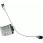 IT-BUDGET Full Copper Premium Patch Cable - Slim AWG 28 - Cat.8.1 - 2000 MHz - Halogen-Free - PoE+ - 40 Gbit - White - 0.25 m