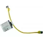 IT-BUDGET Full Copper Premium Patch Cable - Slim AWG 28 - Cat.8.1 - 2000 MHz - Halogen-Free - PoE+ - 40 GBit - Yellow - 0.15 m