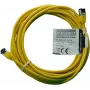 IT-BUDGET Full Copper Premium Patch Cable - Slim AWG 28 - Cat.8.1 - 2000 MHz - Halogen-Free - PoE+ - 40 Gbit - Yellow - 5 m (90ITBSLIM81PK5Y)