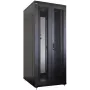 IT-BUDGET 19-tolline võrgukapp SRK - 42U - 800x800 mm - Perforeeritud kahekordsed uksed ees ja taga - Kaablikanalid - Lamepakend - Must (RAL 9005)