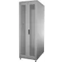 IT-BUDGET 19-tolline võrgukapp SRK - 42U - 600x600 mm - Perforeeritud topeltuksed ees ja taga - Flatpack - Helehall (RAL 7035) (90ITB19SRK4266DTGN)