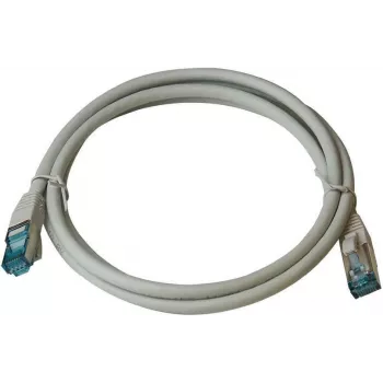 IT-BUDGET Full Copper Premium Patch Cable - Cat.6A - 500 MHz - Halogen-Free - PoE+ - AWG 26/7 - Grey - 25 m