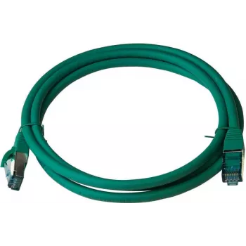 IT-BUDGET Full Copper Premium Patch Cable - Cat.6A - 500 MHz - Halogen-Free - PoE+ - AWG 26/7 - Green - 30 m