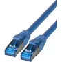 IT-BUDGET Full Copper Premium Patch Cable - Super Flex TPE - Cat.6A - 500MHz - LSZH - PoE+ - AWG 27 - Blue - 3 m
