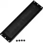 Rockstable kaabliläbiviigupaneel harjatihendiga - Kaablite halduspaneel - Must - 276 mm - 73 mm - 10 mm - 180 g (RS19-CEBM)