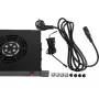 Rockstable 1U 19-tolline ventilatsioonielement - Jahutusventilaator - Must - Teras - 2 ventilaatorit - 12 cm - 330 m³/h (RS19-FT1U2TM)