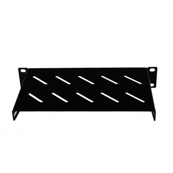Rockstable 1U 10-tolline riiul - Riiul - Must - SPCC - Teras - 1U - Ovaalne - 25,4 cm (10 tolli) (RS10-33HYL)