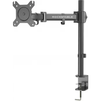 Rockstable RS-MM002 Ühe monitori lauakinnitus - Klambriga/Avakinnitusega - 8 kg - 13-32 tolli - VESA 75x75/100x100 - Must