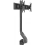 Rockstable RS-MM005 Advanced Dual Monitor Mount - Clamp / Grommet - 16 kg - 33 cm (13 inch) - 68.6 cm (27 inch) - 100 x 100 mm - Must